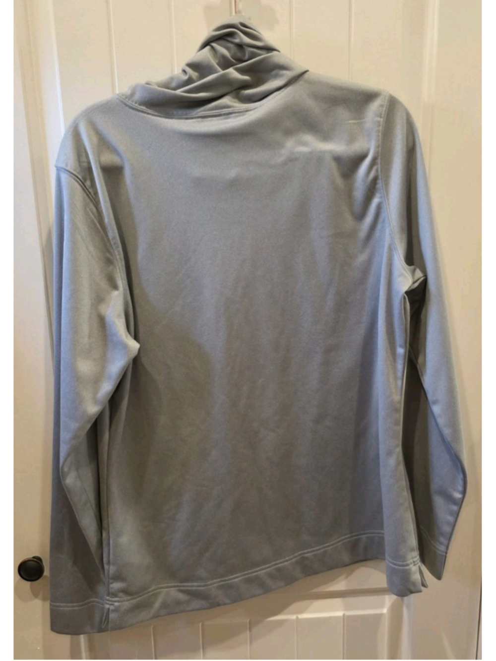 The North Face Women's FlashDry Cowl Neck Pullover Gray Sz XL Moisture Wicking - Picture 3 of 7